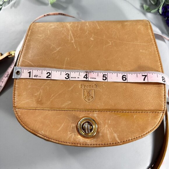 French US Equestrian Purses Riding Leather Satchel Shoulder Handbag Crossbody - Picture 10 of 16